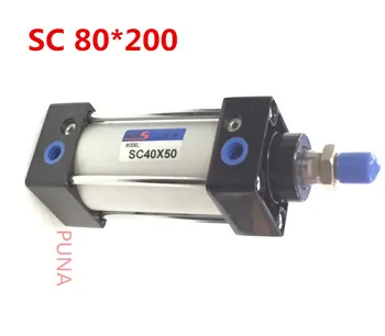 80mm Bore 200mm Stroke 80-200 Standard Pneumatic Air Cylinder SC 80*200 80x200 Adjustable Airtac Type Single Rod Air Cylinders
80mm Bore 200mm Stroke 80-200 Standard Pneumatic Air Cylinder SC 80*200 80x200 Adjustable Airtac Type Single Rod Air Cylinders