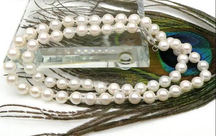 Free Shipping >>>>> Gorgeous pretty 6-6.5mm AAA+ round white akoya pearls necklace 17" 925 silver
Free Shipping >>>>> Gorgeous pretty 6-6.5mm AAA+ round white akoya pearls necklace 17" 925 silver