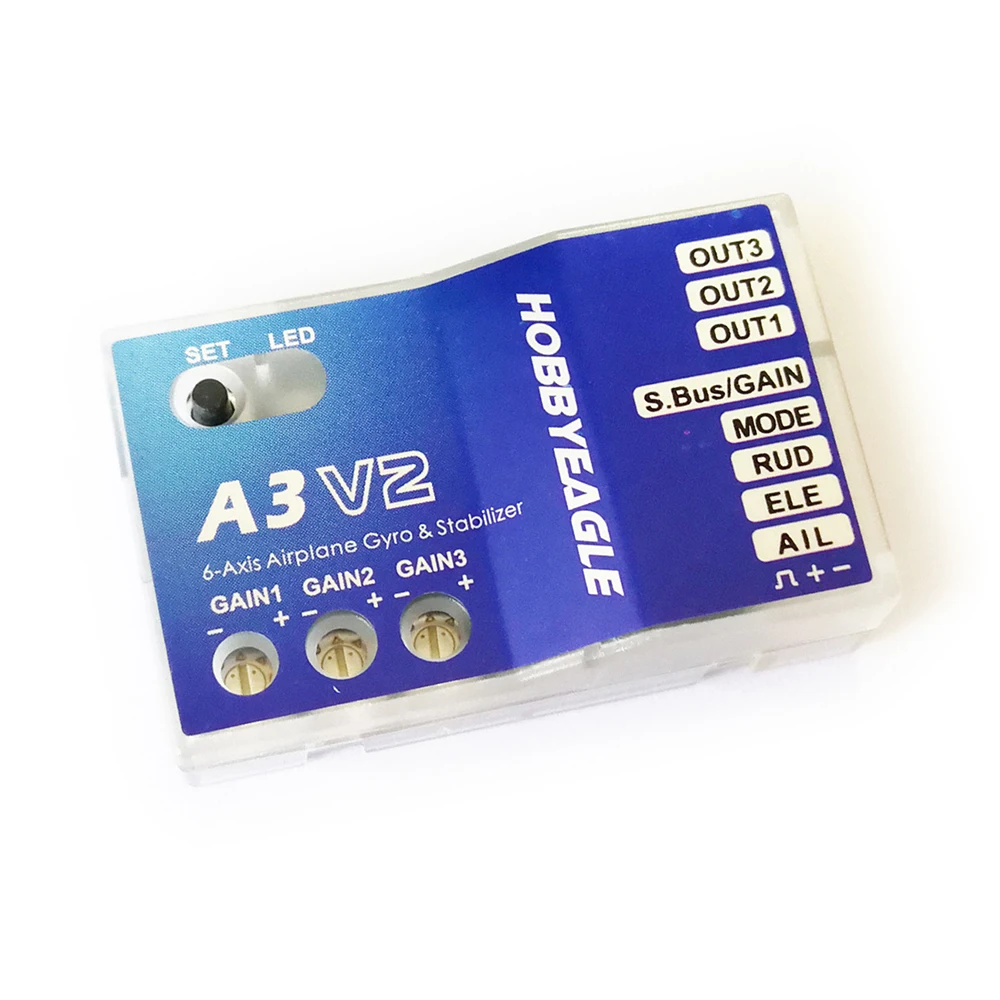 HobbyEagle A3 V2 Flight Controller Balancing Apparatus 3-Axis Gyroscope airplane gyro stabilizer for Fixed Wing
HobbyEagle A3 V2 Flight Controller Balancing Apparatus 3-Axis Gyroscope airplane gyro stabilizer for Fixed Wing