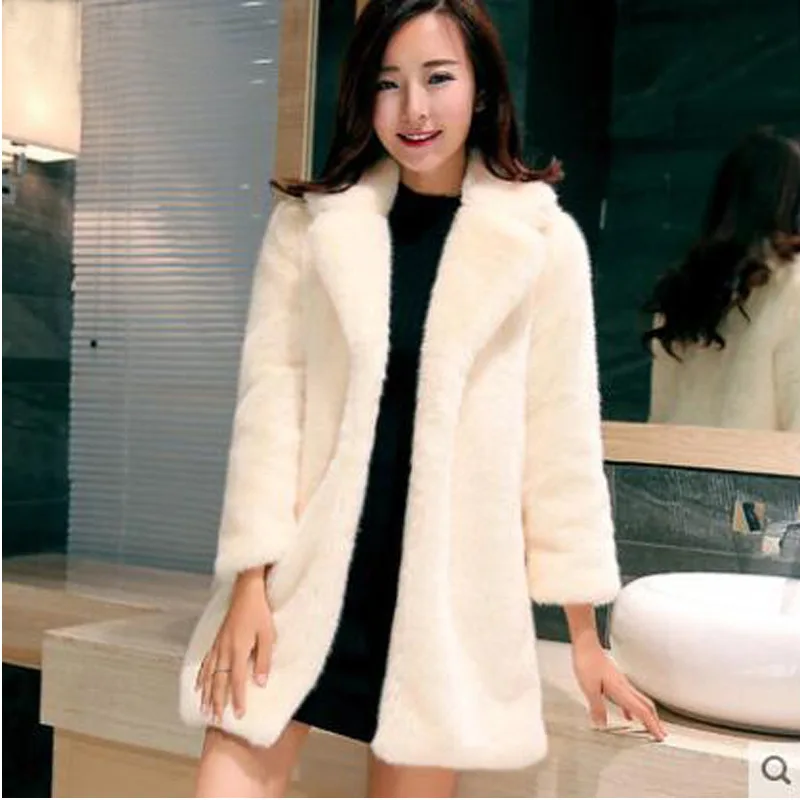 TUHAO Women Autumn Winter Black White Faux Fur Coat Loose Long Sleeve Color Warm Fashion Coat Large Size 4XL Long Fur Coat LQ264
TUHAO Women Autumn Winter Black White Faux Fur Coat Loose Long Sleeve Color Warm Fashion Coat Large Size 4XL Long Fur Coat LQ264