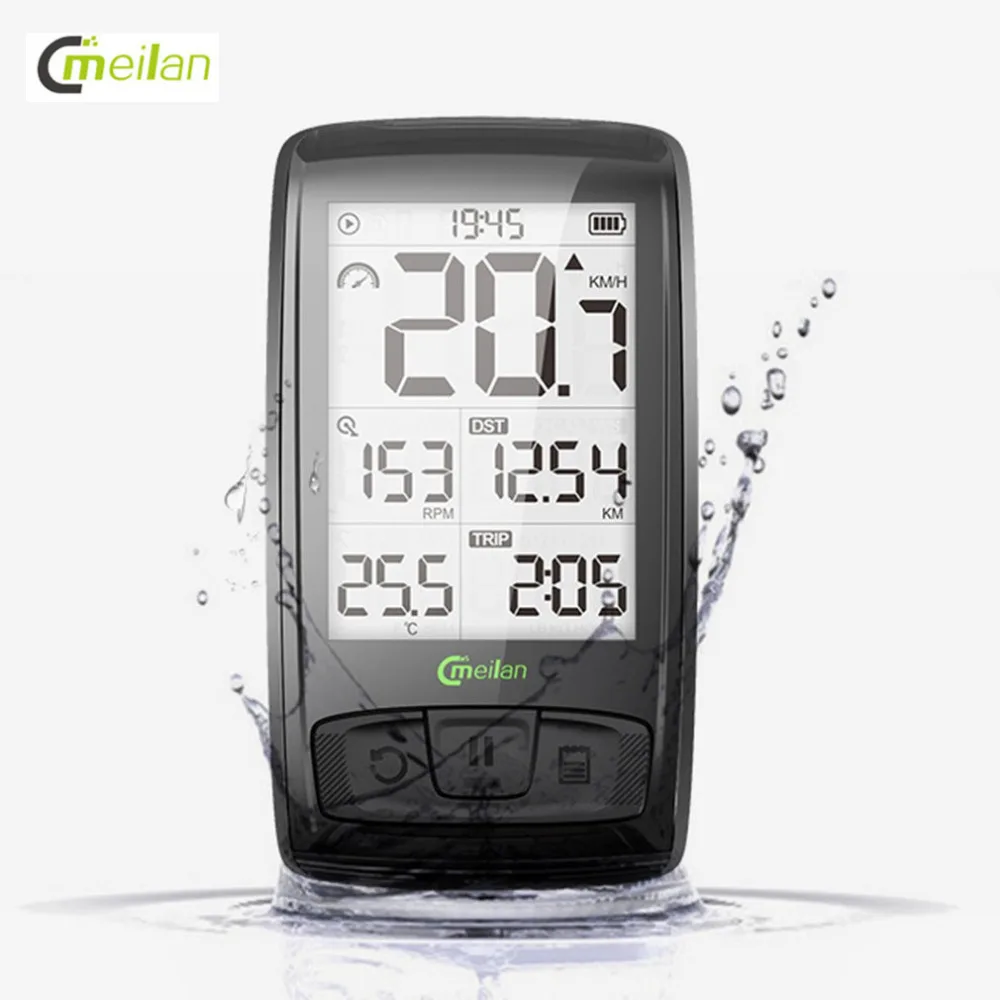 Wireless Bicycle Speedometer Meilan M4 Bike Computer Tachometer Heart Rate Monitor cadence Speed Sensor Waterproof Stopwatch New
Wireless Bicycle Speedometer Meilan M4 Bike Computer Tachometer Heart Rate Monitor cadence Speed Sensor Waterproof Stopwatch New