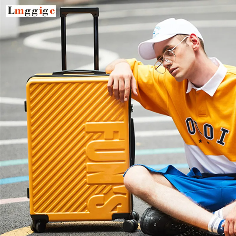Travel Rolling Luggage Suitcase Bag,NEW 20"24" inch PC Personality Trolley Case,youthful boy Carry-On,Girl Multiwheel Box
Travel Rolling Luggage Suitcase Bag,NEW 20"24" inch PC Personality Trolley Case,youthful boy Carry-On,Girl Multiwheel Box