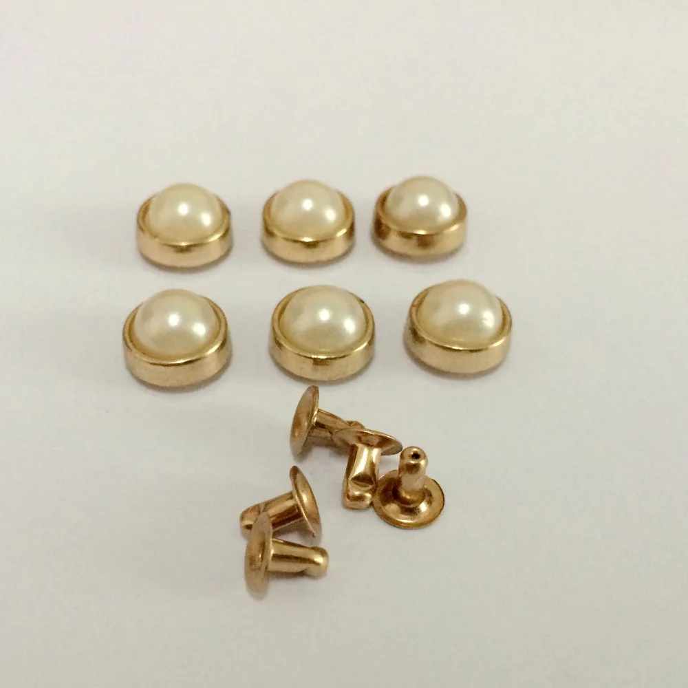 50PCS 10mm Round Gold Acrylic Pearl Rivets Leather Craft Punk Studs Fit DIY Making Belts Shoes Bag Bracelets Shipping Free
50PCS 10mm Round Gold Acrylic Pearl Rivets Leather Craft Punk Studs Fit DIY Making Belts Shoes Bag Bracelets Shipping Free