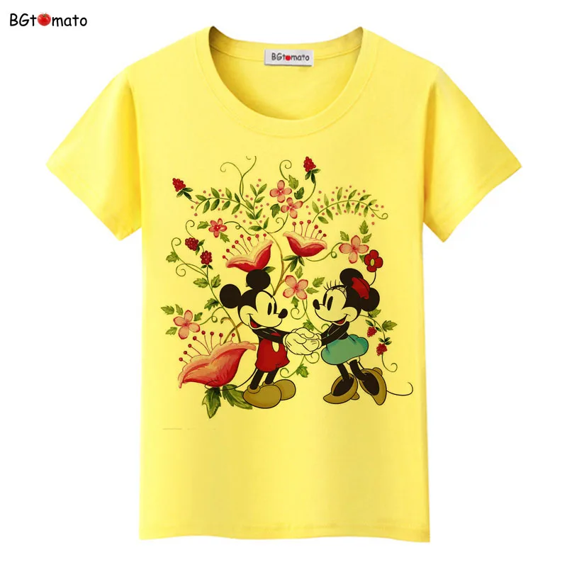 BGtomato Beautiful 3D cartoon cute T shirt women hot sale popular Mickey shirt Brand good quality casual shirts
BGtomato Beautiful 3D cartoon cute T shirt women hot sale popular Mickey shirt Brand good quality casual shirts