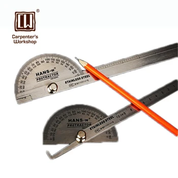 1Pcs Total 360mm Stainless Steel Angle Gauge Goniometer Measuring Layout Tool Set Square
1Pcs Total 360mm Stainless Steel Angle Gauge Goniometer Measuring Layout Tool Set Square