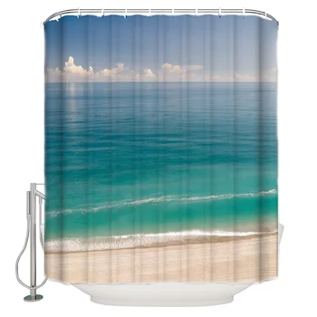 Golden Beach Extra Long Fabric Bath Shower Curtains Summer Sandy Beach Mildew-resistant Bathroom Decor Sets with Hooks
Golden Beach Extra Long Fabric Bath Shower Curtains Summer Sandy Beach Mildew-resistant Bathroom Decor Sets with Hooks