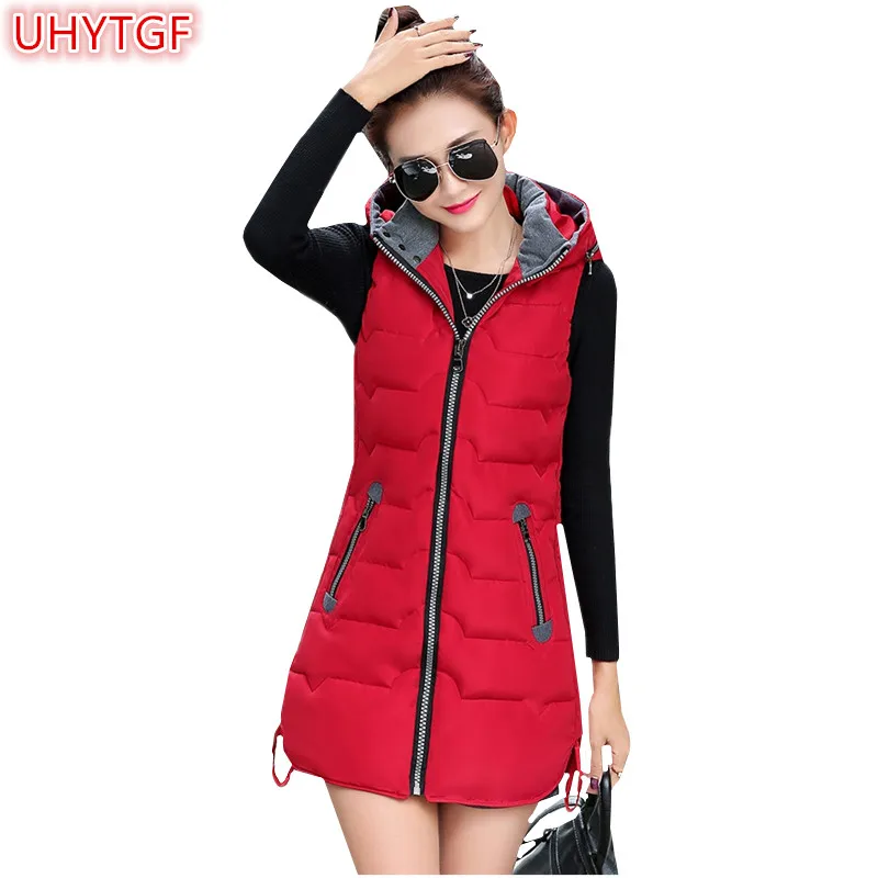 UHYTGF Winter Down Cotton jacket vests for women 2018 Autumn 5XL plus size Casual sleeveless tank top Korean red vest Women 209
UHYTGF Winter Down Cotton jacket vests for women 2018 Autumn 5XL plus size Casual sleeveless tank top Korean red vest Women 209