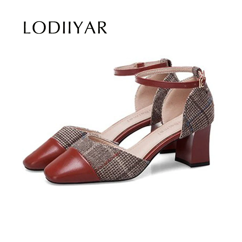 Women Shoes Thick Heels Hot Summer Sandals High Heels Square Toe Ankle Buckle Retro Shoes Lady Pumps Work Shoes Casual Footwear
Women Shoes Thick Heels Hot Summer Sandals High Heels Square Toe Ankle Buckle Retro Shoes Lady Pumps Work Shoes Casual Footwear