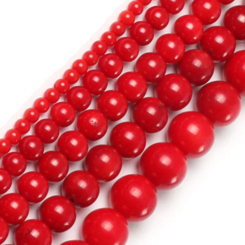 Gem-inside 2-25mm Dyed Color Round Red Coral Beads For Jewelry Making Beads Necklaces For Women 15inch DIY Beads Jewellery
Gem-inside 2-25mm Dyed Color Round Red Coral Beads For Jewelry Making Beads Necklaces For Women 15inch DIY Beads Jewellery