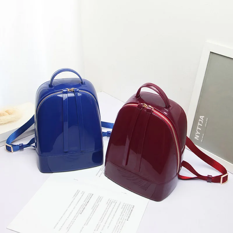 Candy Color Summer Jelly Backpacks Waterproof PVC School Bags Plastic Silicone Women Shoulder Bags Backpack
Candy Color Summer Jelly Backpacks Waterproof PVC School Bags Plastic Silicone Women Shoulder Bags Backpack