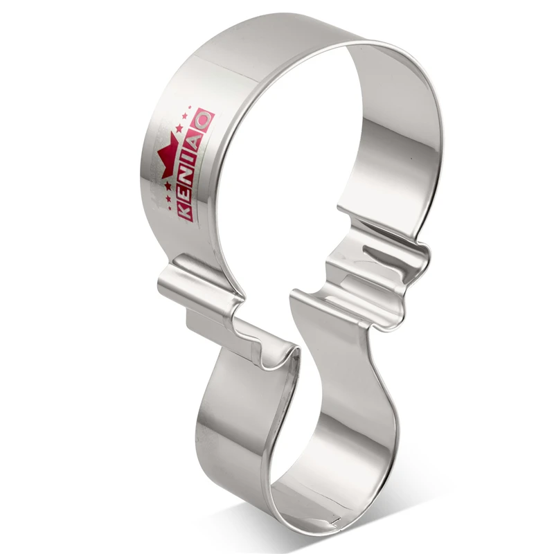 KENIAO Rattle Cookie Cutter for Baby Shower - 6.1 x 10.9 cm - Biscuit and Fondant Cutter - Stainless Steel
KENIAO Rattle Cookie Cutter for Baby Shower - 6.1 x 10.9 cm - Biscuit and Fondant Cutter - Stainless Steel