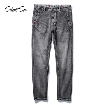 Silentsea Plus Size 30 46 48 Jeans Men High Quality Business Casual Male Denim Pants Straight Slim Fit Men's Trousers Yong Man
Silentsea Plus Size 30 46 48 Jeans Men High Quality Business Casual Male Denim Pants Straight Slim Fit Men's Trousers Yong Man
