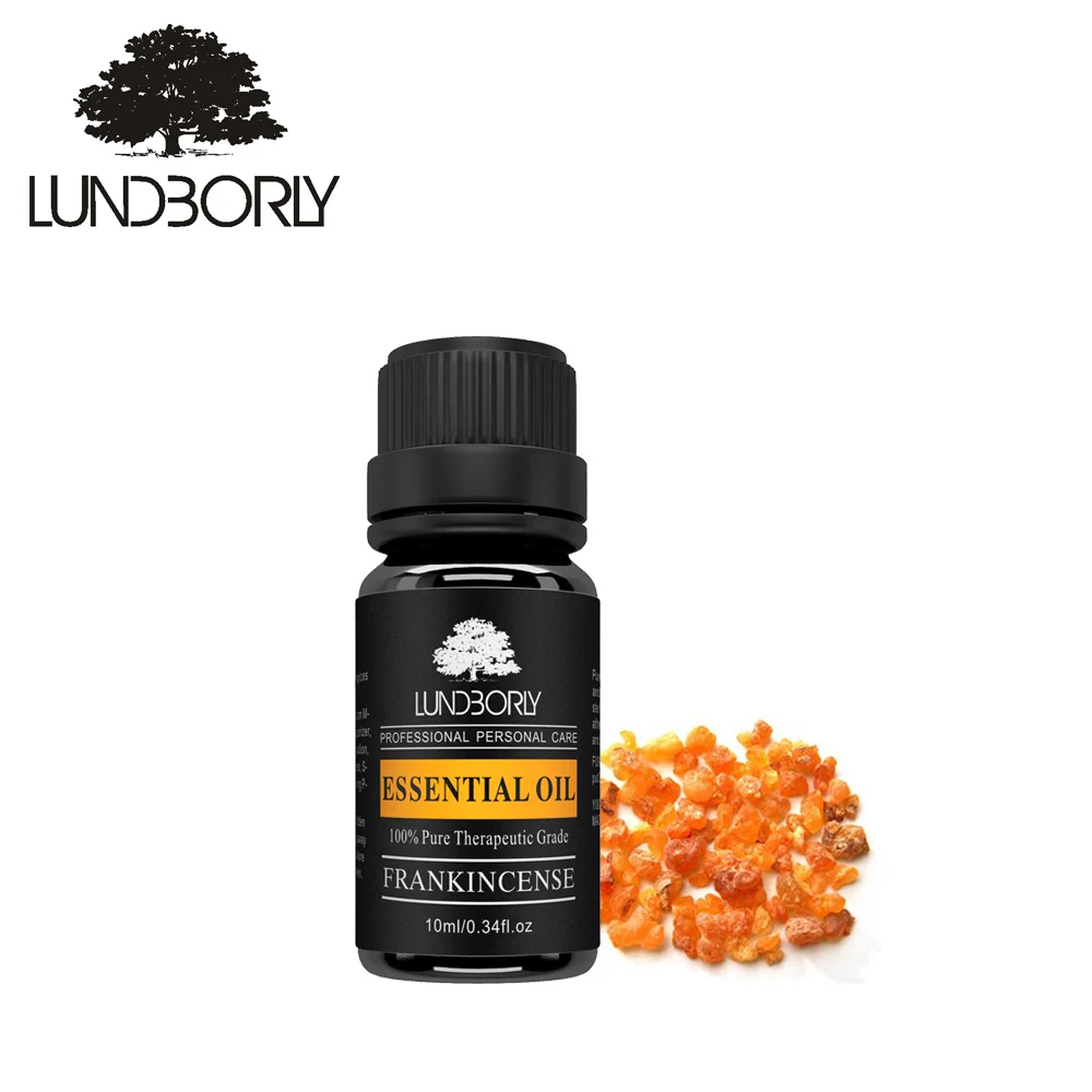 Эфирные масла Lundborly Frankincense 100% чистые натуральные 10 мл Органическое средство для