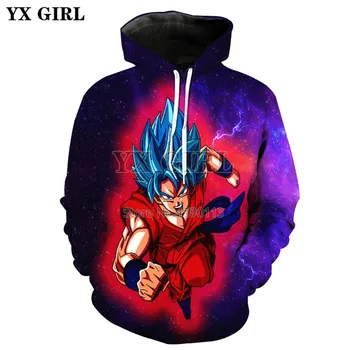 YX GIRL 2018 autumn Fashion hoodies Harajuku style Sweatshirt Anime Dragon Ball Z Goku Print 3D Hoodie Men Women Sportswear
YX GIRL 2018 autumn Fashion hoodies Harajuku style Sweatshirt Anime Dragon Ball Z Goku Print 3D Hoodie Men Women Sportswear