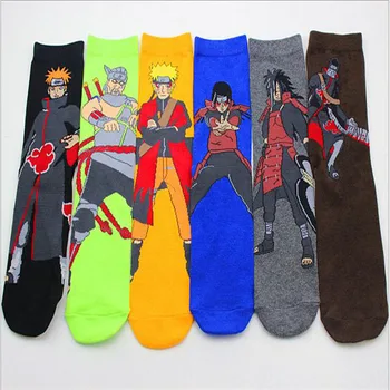 5 pairs / lot Naruto cotton cartoon socks personality tide socks anime Men Calcetines Casual Sock Autumn-winter Meias Sox 
5 pairs / lot Naruto cotton cartoon socks personality tide socks anime Men Calcetines Casual Sock Autumn-winter Meias Sox