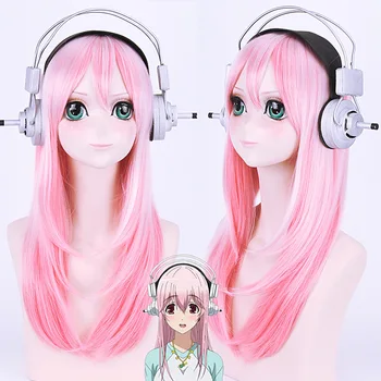 New Hot Japanese Anime SUPER SONICO Cosplay Uniform Wig and headph For Women,Girls Halloween,Party,Stage,Play Hair Gift.
New Hot Japanese Anime SUPER SONICO Cosplay Uniform Wig and headph For Women,Girls Halloween,Party,Stage,Play Hair Gift.