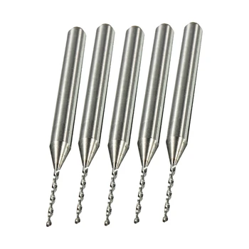 5x 0.8mm Mini carbide PCB drill bit