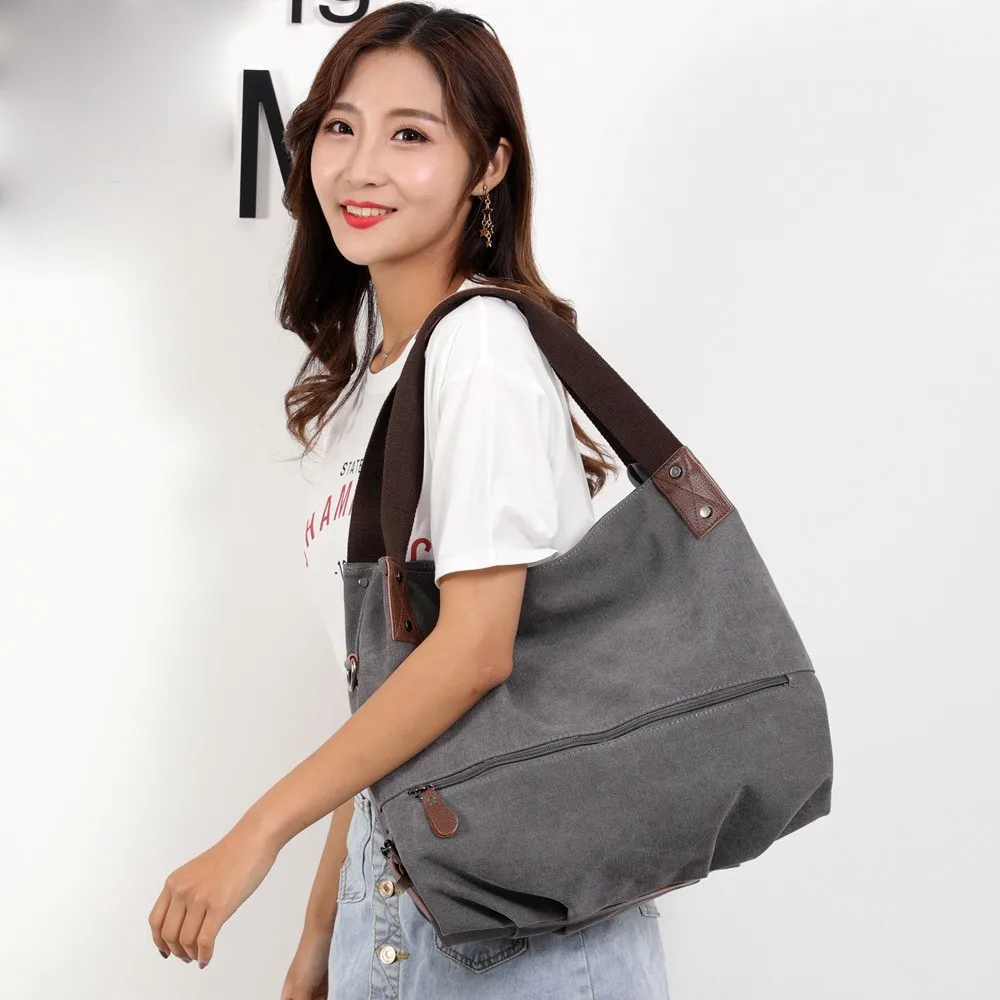 Bags for Women Luxury Handbags Women's Canvas Handbag Small Vintage Shopper Shoulder Bag Tote Bucket Bag Beach Bolso Mujer L20
Bags for Women Luxury Handbags Women's Canvas Handbag Small Vintage Shopper Shoulder Bag Tote Bucket Bag Beach Bolso Mujer L20