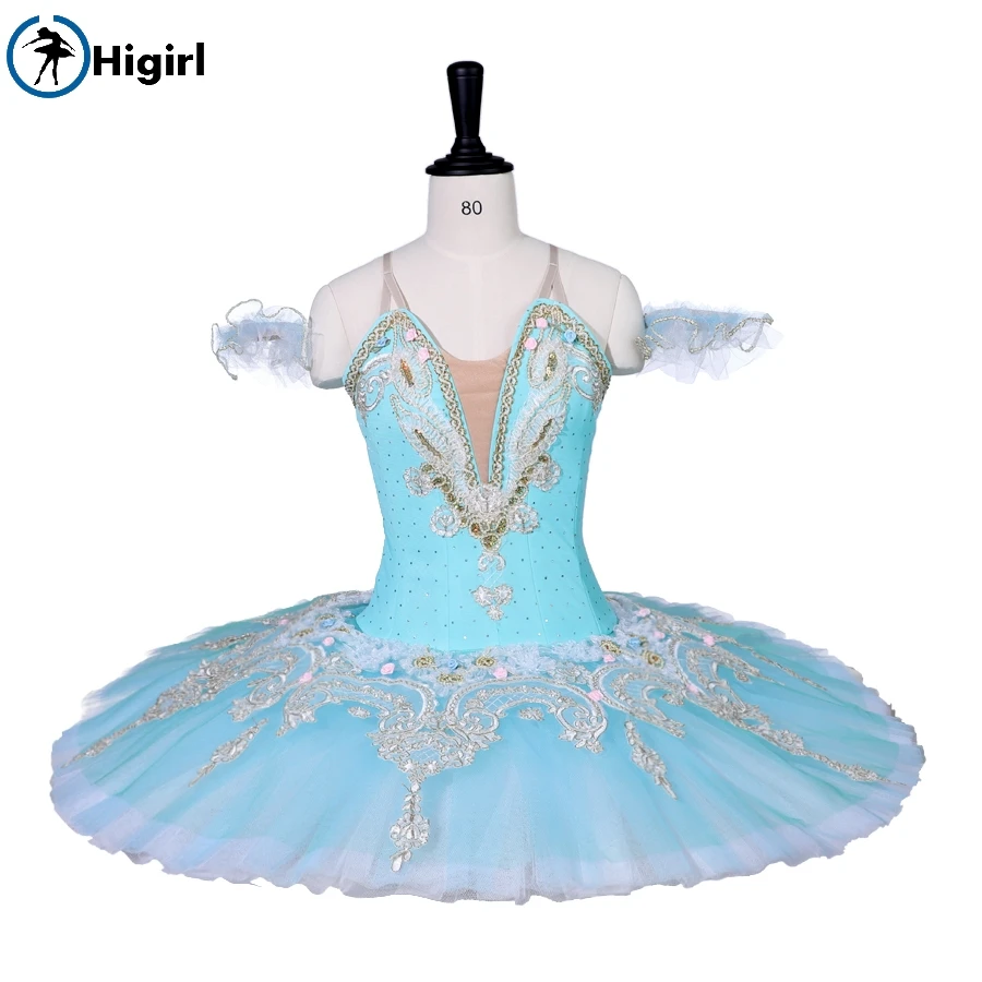 blue Classical professional ballet tutus girl Classical ballet tutu Blue Swan lake ballet stage tutu dressBT9059B