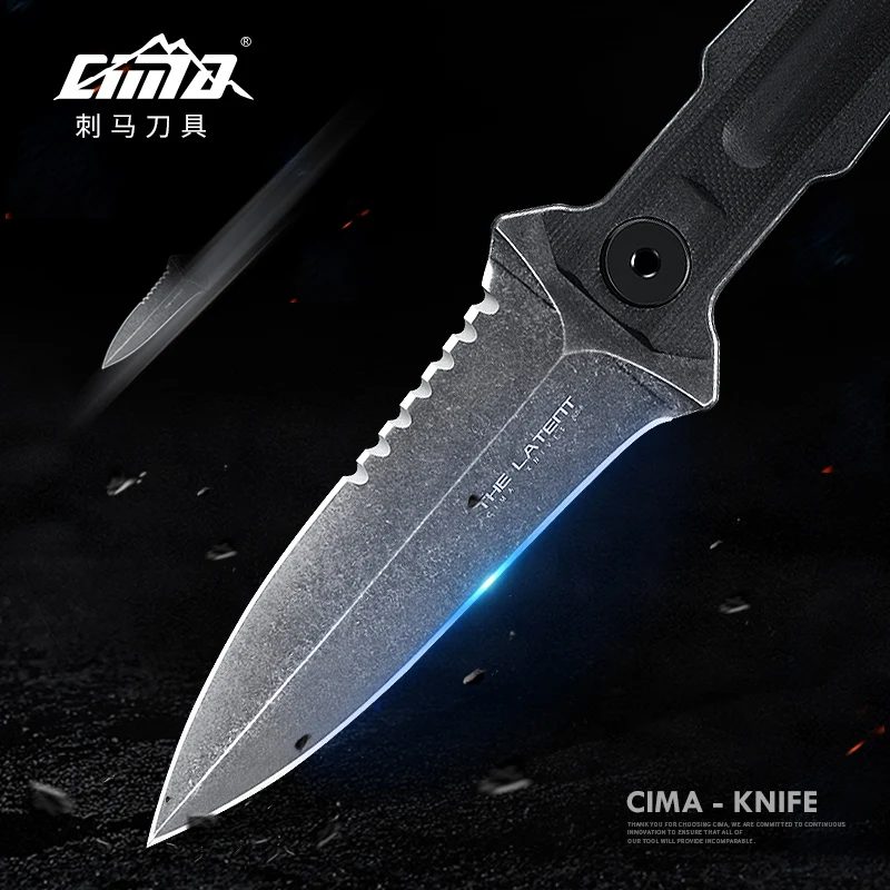 CIMA Fixed Blade fighting knives, outdoor survival knife,Diving knife G10 handle,AUS-8 steel
CIMA Fixed Blade fighting knives, outdoor survival knife,Diving knife G10 handle,AUS-8 steel