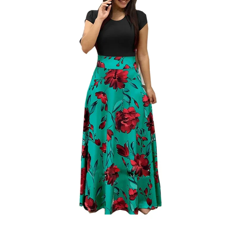Women Long Maxi Dress 2019 Summer Floral Print Boho Beach Dress Short Sleeve Evening Party Dress Tunic Vestidos Plus Size XXXL
Women Long Maxi Dress 2019 Summer Floral Print Boho Beach Dress Short Sleeve Evening Party Dress Tunic Vestidos Plus Size XXXL