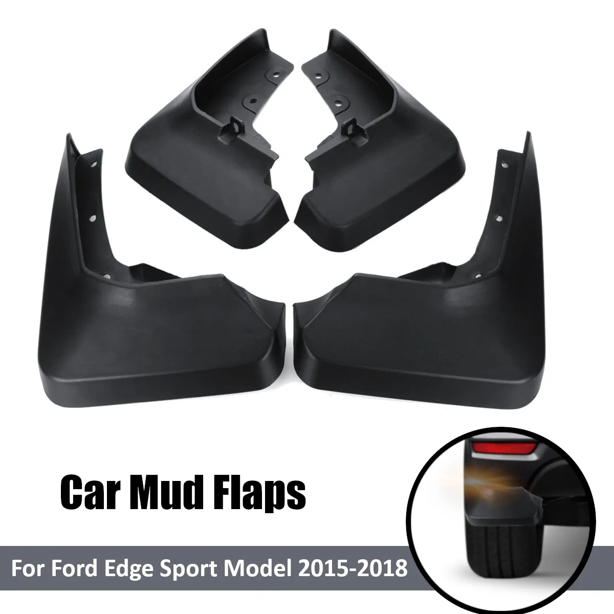 4Pcs Car Rear Front Mud Flaps Mudguards Fender Flares Splash Guards for Ford Edge Sport 2015 2016 2017 2018
4Pcs Car Rear Front Mud Flaps Mudguards Fender Flares Splash Guards for Ford Edge Sport 2015 2016 2017 2018