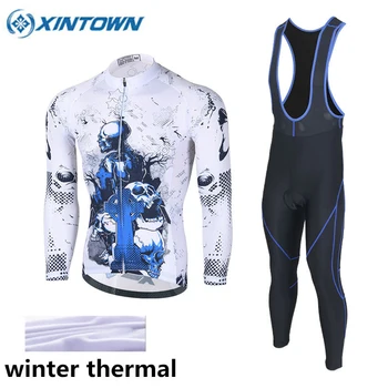 2017 New Design Skeleton Winter Fleece Cycling Jersey Long Sleeve Set Men Women Silicone Cushion Pants Culotes Ciclismo Jersey
2017 New Design Skeleton Winter Fleece Cycling Jersey Long Sleeve Set Men Women Silicone Cushion Pants Culotes Ciclismo Jersey