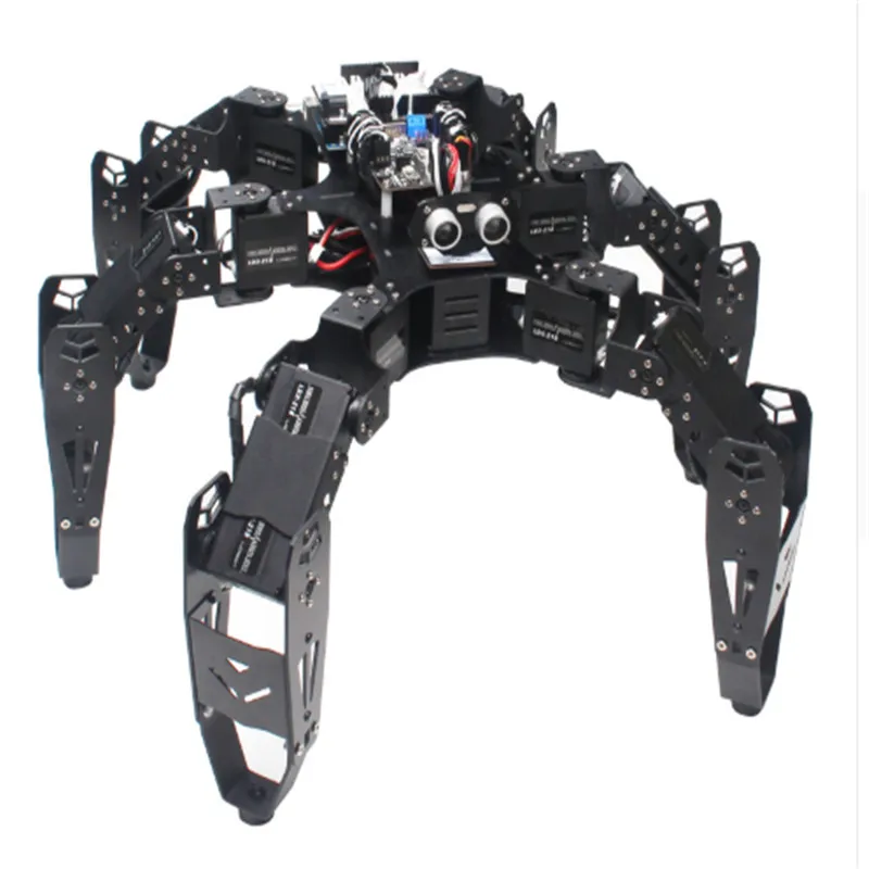 DIY 18DOF six-legged spider robot toy high-precision digital servo +20CH controller Support USB Arduino remote multi-foot robot
DIY 18DOF six-legged spider robot toy high-precision digital servo +20CH controller Support USB Arduino remote multi-foot robot
