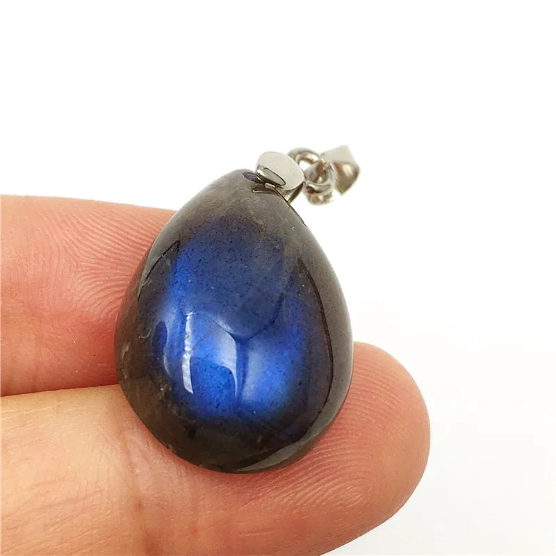 Natural Labradorite Necklace Pendant (6)
