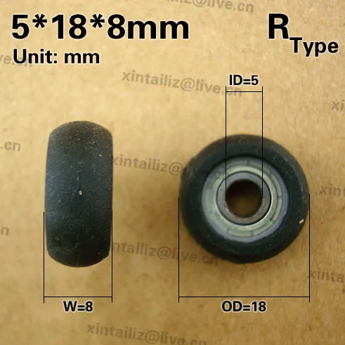 Free Shipping 10PCS PVC soft material roller bearing wheel rubber coated bearing low noisy wheel pulley
Free Shipping 10PCS PVC soft material roller bearing wheel rubber coated bearing low noisy wheel pulley