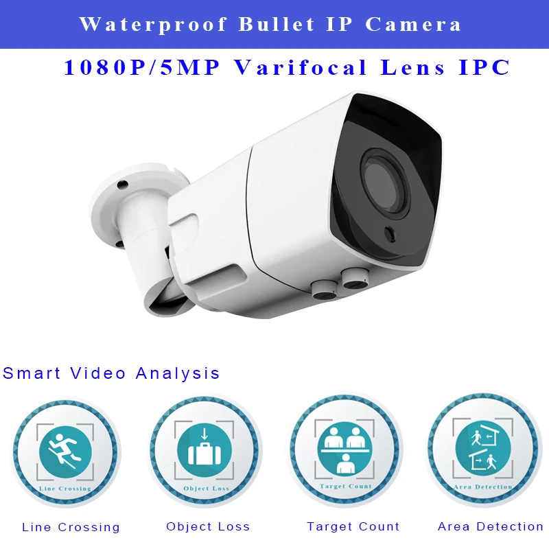 Aodipers H.264 1080P IP Camera outdoor Support POE Infared 2.8-12mm lens Onvif FTP photo alarm Waterproof Bullet Security Camera
Aodipers H.264 1080P IP Camera outdoor Support POE Infared 2.8-12mm lens Onvif FTP photo alarm Waterproof Bullet Security Camera
