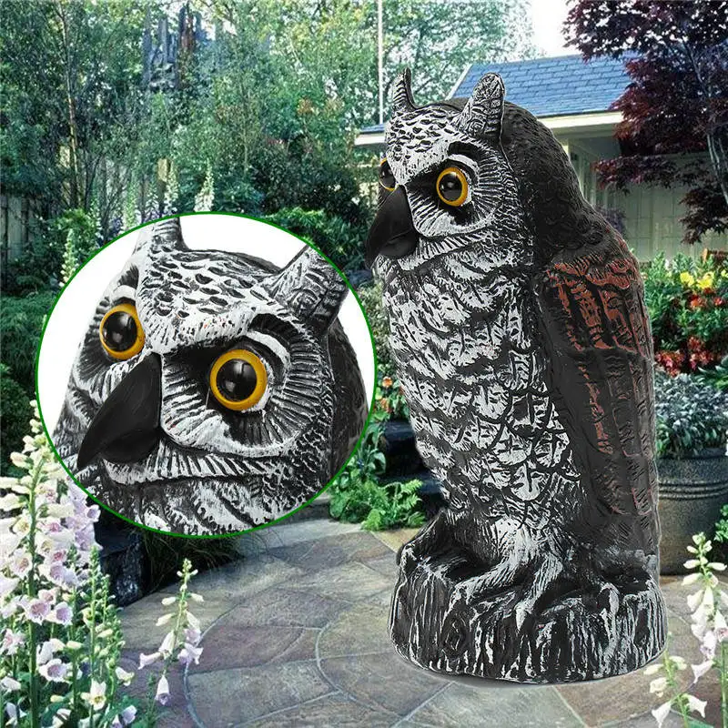 High Quality Fake Standing Owl Hunting Decoy Pest Rodents Deterrent Repeller Scarer Bird Caller Garden Yard Decor Traps for Hunt
High Quality Fake Standing Owl Hunting Decoy Pest Rodents Deterrent Repeller Scarer Bird Caller Garden Yard Decor Traps for Hunt