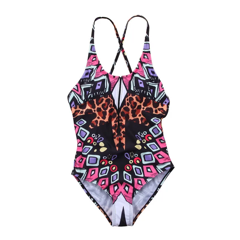 Newest Women Print Bikini Swimwear One Piece Swimsuit Push Up padded Beachwear high waist backless Bathing suit 2018
Newest Women Print Bikini Swimwear One Piece Swimsuit Push Up padded Beachwear high waist backless Bathing suit 2018