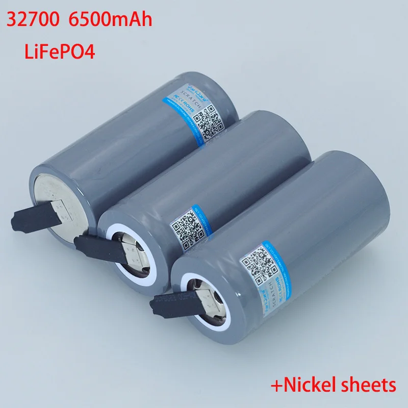 VariCore 3.2V 32700 6PCS 6500mAh LiFePO4 Battery 35A Continuous Discharge Maximum 55A High power battery+Nickel sheets
VariCore 3.2V 32700 6PCS 6500mAh LiFePO4 Battery 35A Continuous Discharge Maximum 55A High power battery+Nickel sheets
