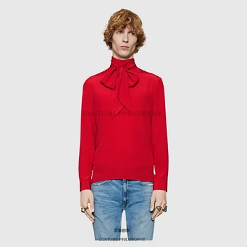 NEW !2017 autumn new men's shirt red catwalk tide men fashion custom shirt siinger formal dress
NEW !2017 autumn new men's shirt red catwalk tide men fashion custom shirt siinger formal dress