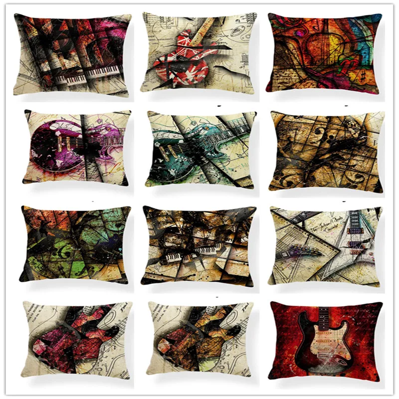 Quirky Music Notes Print Guitar Map Violin Stars Cushion Cover Piano Cojines Camping Rectangle Burlap Lounger Bass Cover Pillow
Quirky Music Notes Print Guitar Map Violin Stars Cushion Cover Piano Cojines Camping Rectangle Burlap Lounger Bass Cover Pillow