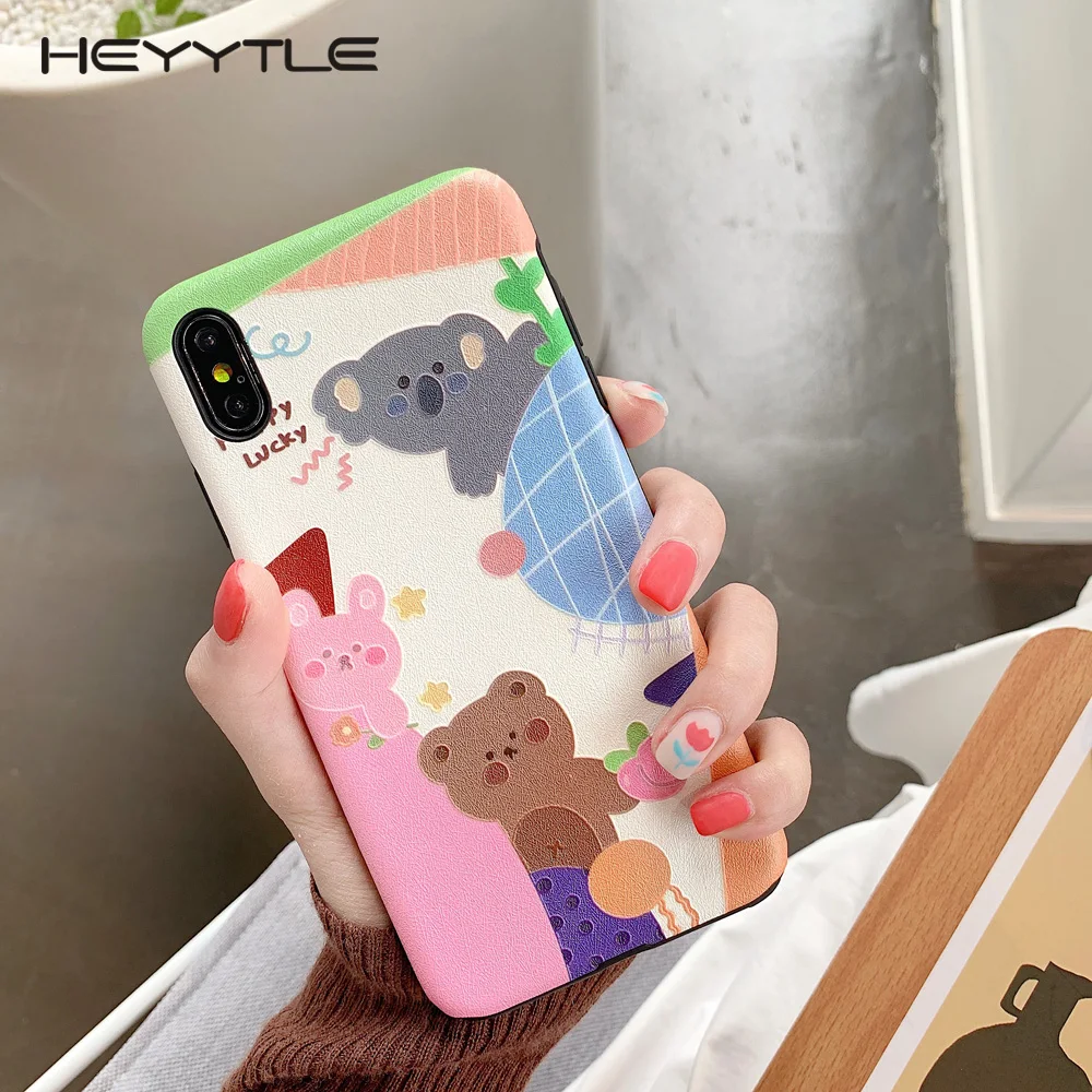 Heyytle Cute Animal Silk Pattern Case For iPhone 8 7 Plus 6 6s Cartoon Girl Cover For iPhone X XS MAX XR Soft Silicon Case Coque
Heyytle Cute Animal Silk Pattern Case For iPhone 8 7 Plus 6 6s Cartoon Girl Cover For iPhone X XS MAX XR Soft Silicon Case Coque