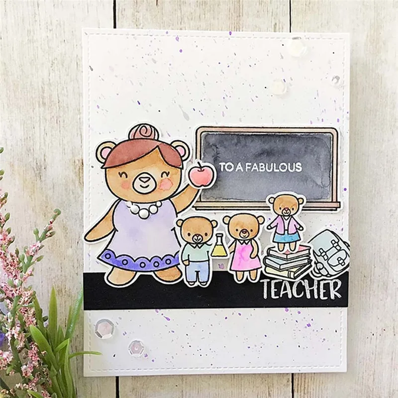 Naifumodo Bear Stamps and Dies Scrapbooking Animal for Card Making Metal Cutting Dies Clear Stamp Embossing Paper Die Cut New
Naifumodo Bear Stamps and Dies Scrapbooking Animal for Card Making Metal Cutting Dies Clear Stamp Embossing Paper Die Cut New
