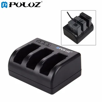 

PULUZ 3-channel Battery Charger with Micro USB Port & USB Type-C Port & LED Indicator Light for GoPro HERO6/5 AHDBT-501