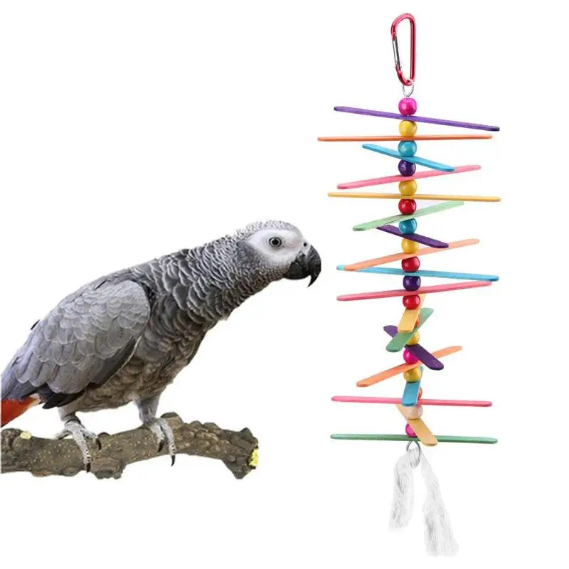 Colorful Wood Pet Parrots Toys for Bird Play Bite Hanging Cage Decoration Wheel String Parrot Macaw Playing Toys
Colorful Wood Pet Parrots Toys for Bird Play Bite Hanging Cage Decoration Wheel String Parrot Macaw Playing Toys