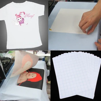 10 Sheets Heat Transfer Paper Iron on Paper Creative A4 Picture Textiles T-Shirt Light Fabrics
10 Sheets Heat Transfer Paper Iron on Paper Creative A4 Picture Textiles T-Shirt Light Fabrics