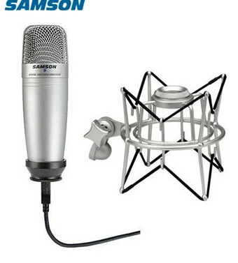 Samson C01U Pro microphone+SP01 spider shock mount set USB studio large diaphragm condenser microphone with Real-time monitoring
Samson C01U Pro microphone+SP01 spider shock mount set USB studio large diaphragm condenser microphone with Real-time monitoring
