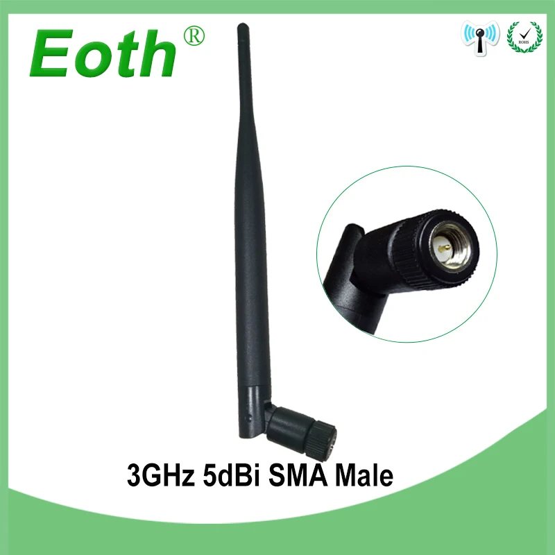 Eoth 3g LTE Антенна 5dbi с SMA разъем antena 2670-1920 МГц для беспроводной 4 г lte-модем