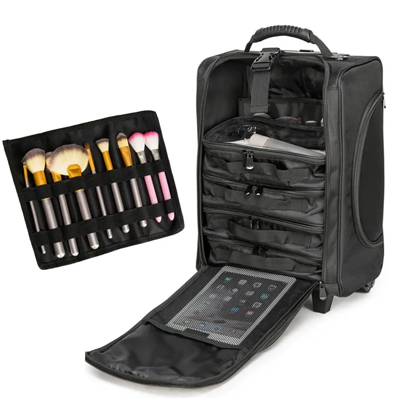 BeaSumore Multifunction Cosmetic Case Rolling Luggage Spinner 20 inch Women Cabin Suitcase Wheels Manicure toolbox Trolley
BeaSumore Multifunction Cosmetic Case Rolling Luggage Spinner 20 inch Women Cabin Suitcase Wheels Manicure toolbox Trolley