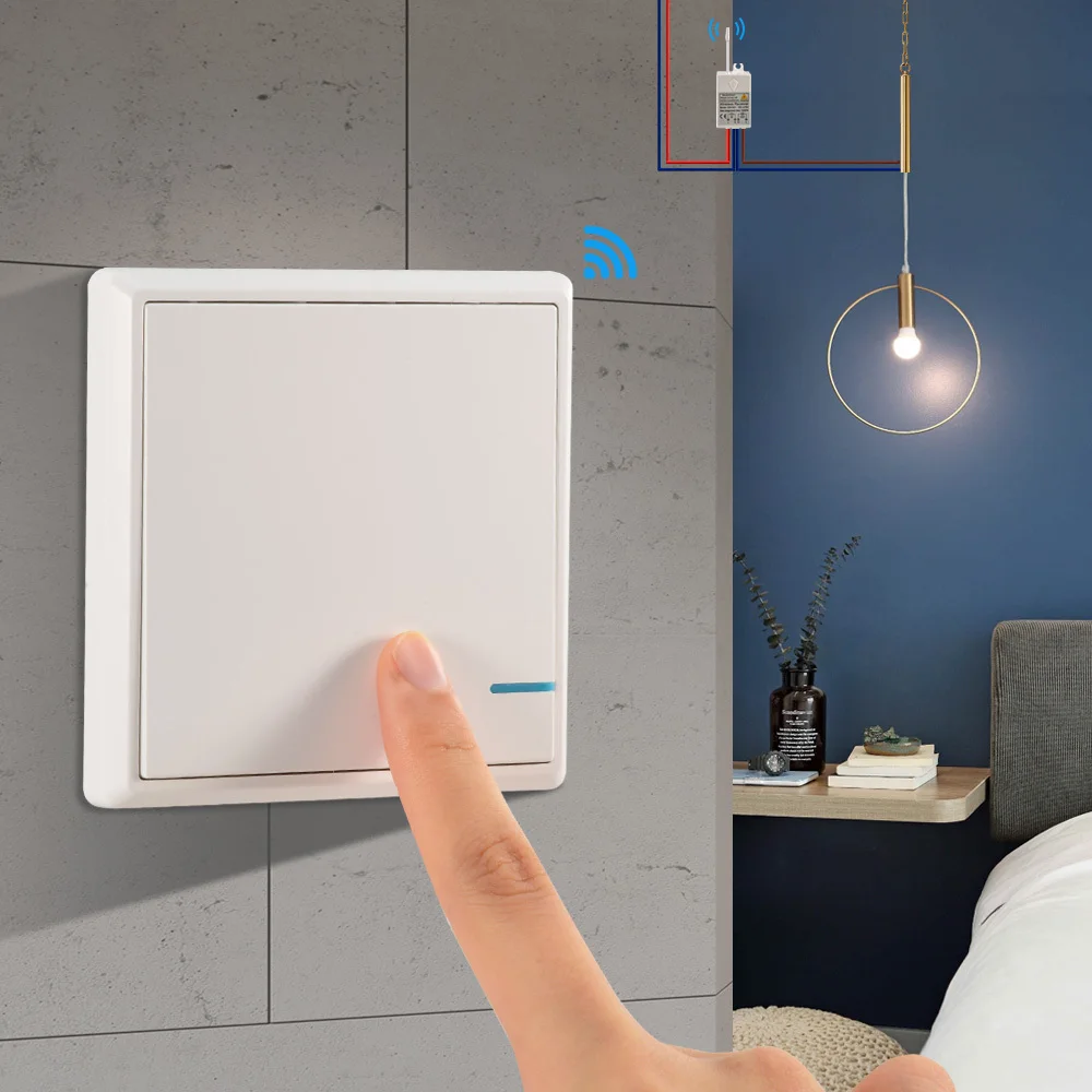 Waterproof Wireless Light Switch Remote Control Light Switches - No Wiring Quick Create Remote Control Ceiling Lamps LED Bulbs
Waterproof Wireless Light Switch Remote Control Light Switches - No Wiring Quick Create Remote Control Ceiling Lamps LED Bulbs