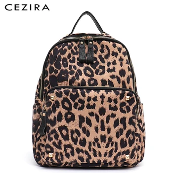 CEZIRA New Women Vegan Leather Backpacks School Girls Fashion Leopard Print Travel Bags Holiday Style Casual Shoulder Backpacks
CEZIRA New Women Vegan Leather Backpacks School Girls Fashion Leopard Print Travel Bags Holiday Style Casual Shoulder Backpacks