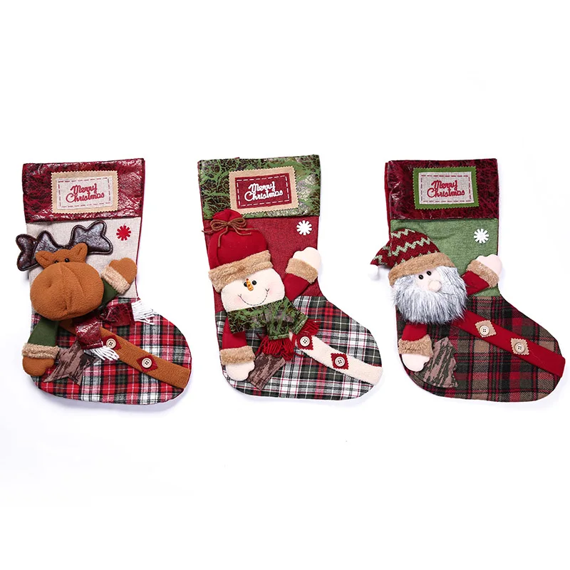 Christmas Stocking Kids Xmas Decoration Candy Bag Sock Gift Bag Christmas Tree Supplies Christmas Decoration for Home
Christmas Stocking Kids Xmas Decoration Candy Bag Sock Gift Bag Christmas Tree Supplies Christmas Decoration for Home