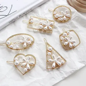 Women Girl Pearl Hair Clip Daisy Flower Hairpin Super Fairy Sweet Bangs Clip Small Fresh Side Clip Korean Hair Accessories
Women Girl Pearl Hair Clip Daisy Flower Hairpin Super Fairy Sweet Bangs Clip Small Fresh Side Clip Korean Hair Accessories