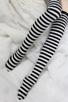 BJD doll socks black white stripe stockings for 1/3 1/4 BJD DD SD MDD MSD doll size doll clothes accessories
BJD doll socks black white stripe stockings for 1/3 1/4 BJD DD SD MDD MSD doll size doll clothes accessories