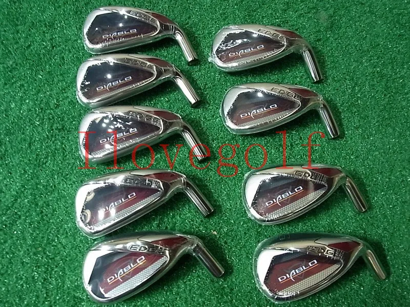 9PCS Golf Clubs Diablo Edge Golf Irons Set Diablo Edge Clubs Golf 4-9PAS Regular/Stiff Graphite/Steel Shafts DHL Free Shipping
9PCS Golf Clubs Diablo Edge Golf Irons Set Diablo Edge Clubs Golf 4-9PAS Regular/Stiff Graphite/Steel Shafts DHL Free Shipping